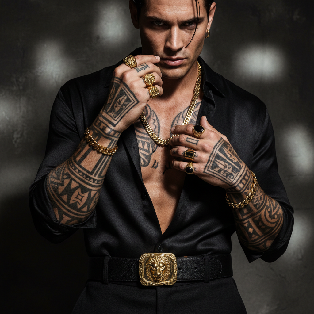 Men's Tattoo & Jewelry