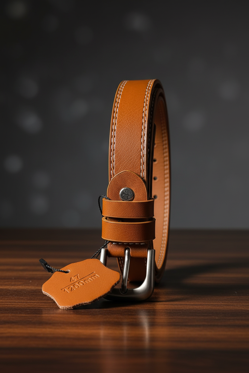 Gürtel stehend mit elegantem Hintergrund