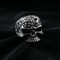 Totenkopf Ring Samt